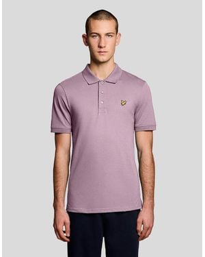 Lyle & Scott Everyday Cotton Polo Shirt - Purple