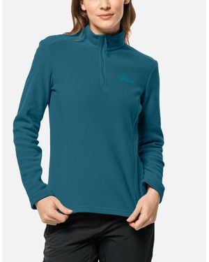 Jack Wolfskin Taunus Half Zip Pullover Fleece - Blue