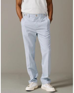 aubi Pasmore Straight Leg Trouser - Blue