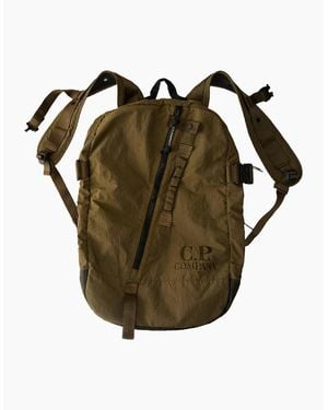C.P. Company Plain Paper Touch Travel Bag - Green
