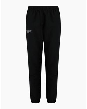 Speedo Ladies Club Plain Tapered Tracksuit Bottoms - Black