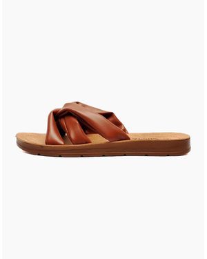 Divaz Luxe Zurich Sandal Tan - Brown