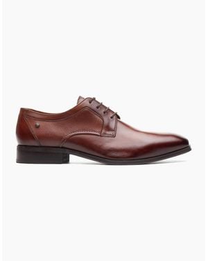Base London London Dome Derby Shoes Tan - Brown
