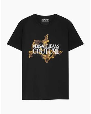 Versace Baroque Logo/ T-Shirt - Black