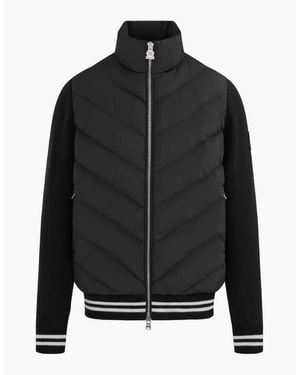 Sandbanks Hybrid Puffer Cardigan - Black