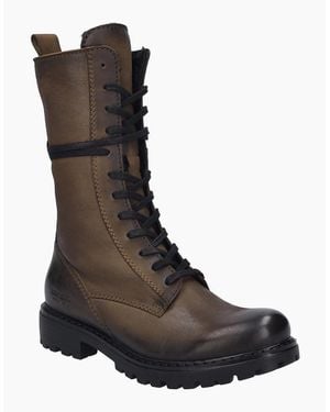 Josef Seibel Melinda 29 Combat Calf Boots - Black