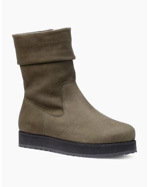 Hotter Rhoda Warmlined Boots - Green