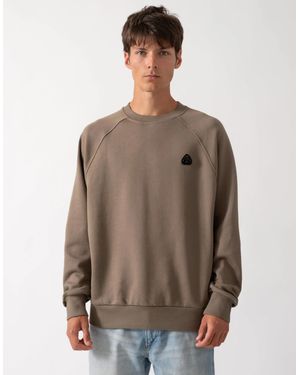 Moose Knuckles Yul Crewneck Sweatshirt - Brown