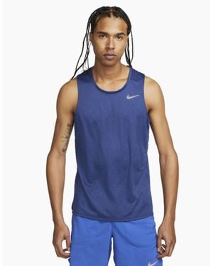 Nike Miler Dri Fit Vest/Tank Top - Blue
