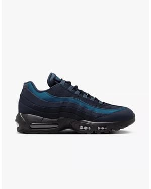Nike Air Max Air Max 95 Retro Logo Trainer - Blue