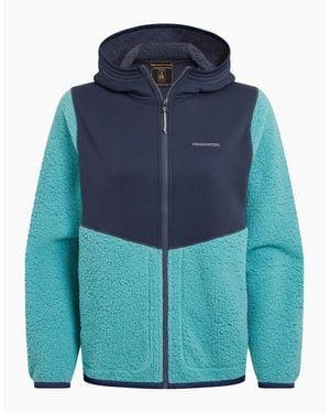 Craghoppers Ladies Telesto Hooded Fleece Jacket - Blue