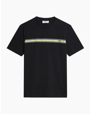 Ben Sherman Core Stripe Short Sleeve T-Shirt - Black