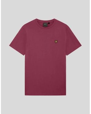 Lyle & Scott Everyday Cotton Crew Neck T-Shirt - Red