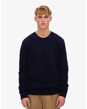 COLORFUL STANDARD Classic Merino Wool Crew Neck Jumper - Blue