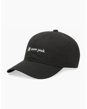 Snow Peak Snow Peak Logo Cap - Black