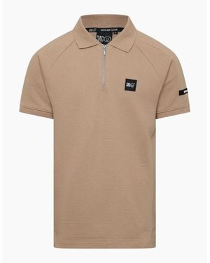Duck and Cover Topfield Polo Shirt - Natural