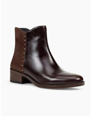Geox D Camexia Ankle Boots - Brown
