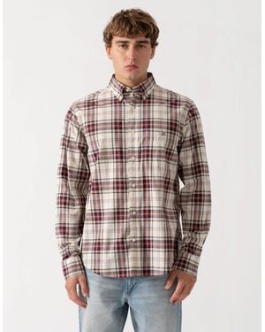 GANT Regular Fit Poplin Check Shirt - Multicolour