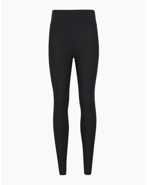 Mountain Warehouse Ladies Borg Lined Thermal Leggings - Black