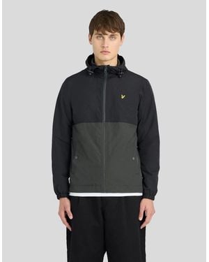 Lyle & Scott Colour Block Water Resistant Jacket - Grey