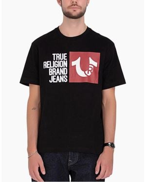 TRUE RELIGION T Shirts Summer Cotton Tee - Black