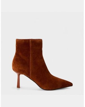 Steve Madden Sabine Ankle Heeled Boots - Brown