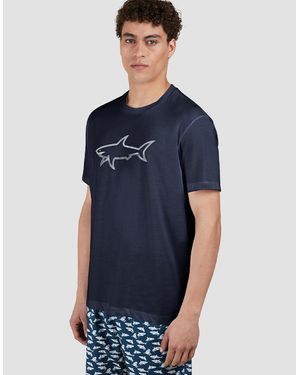Paul & Shark Lightweight Cotton Jersey T-Shirt - Blue