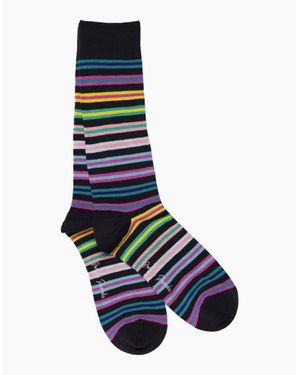 Swole Panda Patterned Bamboo Socks M - Blue