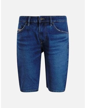 DIESEL Slim Short Denim Shorts - Blue