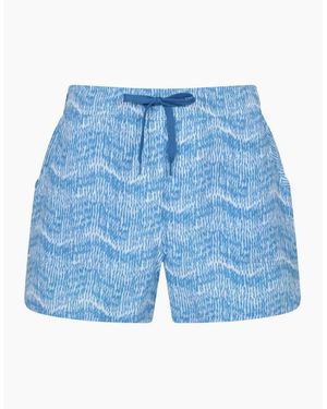 Mountain Warehouse Ladies Patterned Stretch Boardshorts - Blue