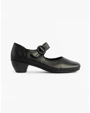 Rieker 41756-00 Mary Jane Shoes - Black