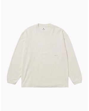 Snow Peak Snow Peak Og Mercerized Long Sleeve T-Shirt - White