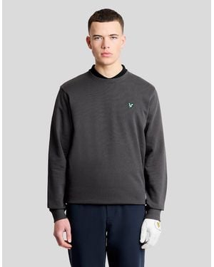 Lyle & Scott Eagle Cotton Crew Neck Sweatshirt - Grey