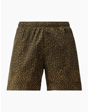 C.P. Company Flatt Nylon Sashiko Print Swim Shorts - Green