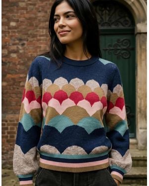 Nooki Design Mabel Knit Jumper - Blue