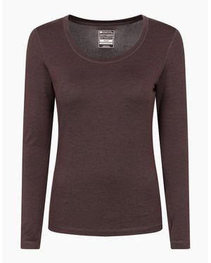Mountain Warehouse Ladies Keep The Heat Thermal Top - Brown