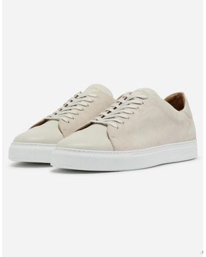 Oliver Sweeney Capelo Calf Suede Cupsole Trainers - White