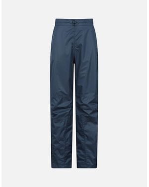 Mountain Warehouse Ladies Spray Waterproof Over Trousers - Blue