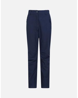 Mountain Warehouse Ladies Arctic Ii Stretch Fleece Lined Regular Trousers - Blue