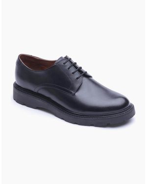 Base London London Vector Leather Lace-Up Shoes - Blue
