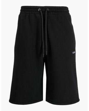 Off-White c/o Virgil Abloh Stitch Diags Skate Sweatshorts - Black