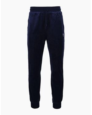 Sergio Tacchini Tasso Velour Track Pant Maritime - Blue