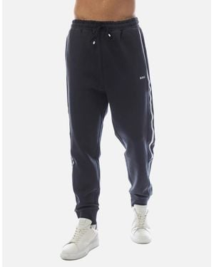 BOSS Hadikonos Contrast Stripe Joggers - Blue