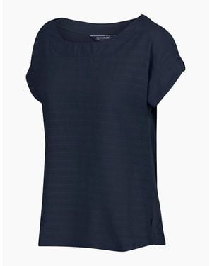 Regatta Scoop Neck Drop Shoulder Shell T-Shirt - Blue
