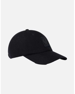 Belstaff Phoenix Logo Cap Dark Ink - Black