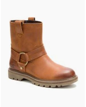 Caterpillar Grader Harness P312313 Leather Boots - Brown
