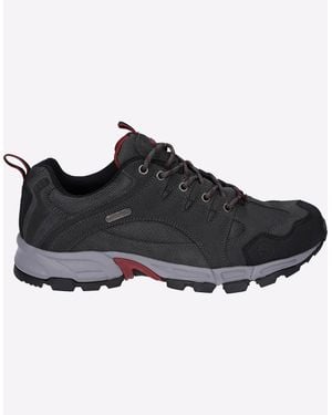 Hi-Tec Auckland Waterproof Hiking Shoes Graphite/Dark - Black