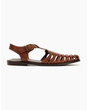 Hudson Jeans Luna Leather Sandal - Brown