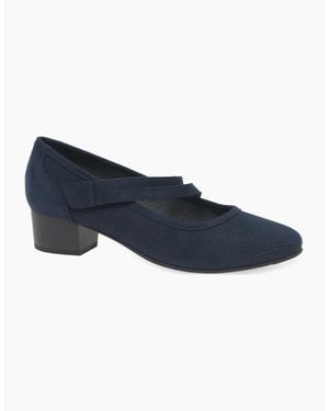 Softline Elizabeth Mary Jane Court Shoes - Blue