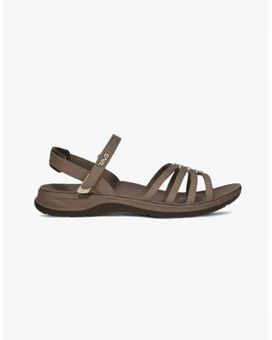 Teva Tirratraveler Cross Strap Sandals Caribou - Brown